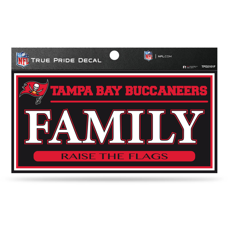 Buccaneers 3" X 6" True Pride Decal - Family