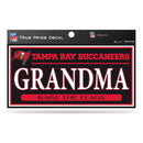Buccaneers 3" X 6" True Pride Decal - Grandma