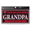 Buccaneers 3" X 6" True Pride Decal - Grandpa