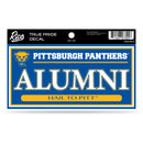 Pitt 3" X 6" True Pride Decal - Alumni