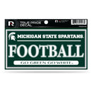Michigan State 3" X 6" True Pride Decal - Football