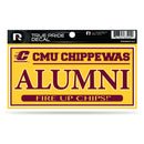 Central Michigan 3" X 6" True Pride Decal - Alumni (Alternate)