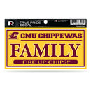 Central Michigan 3" X 6" True Pride Decal - Family (Alternate)