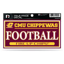 Central Michigan 3" X 6" True Pride Decal - Football