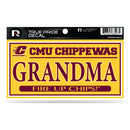 Central Michigan 3" X 6" True Pride Decal - Grandma (Alternate)