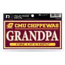 Central Michigan 3" X 6" True Pride Decal - Grandpa
