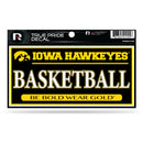 Iowa University 3" X 6" True Pride Decal - Basketball