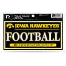 Iowa University 3" X 6" True Pride Decal - Football