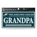 Eagles 3" X 6" True Pride Decal - Grandpa