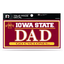 Iowa State University 3X6 True Pride Decal - Dad