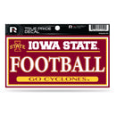 Iowa State University 3" X 6" True Pride Decal - Football