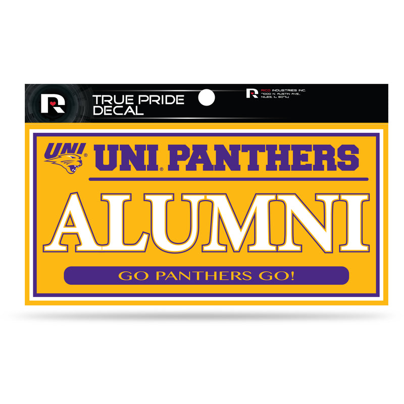 Northern Iowa 3" X 6" True Pride Decal - Alumni (Alternate)