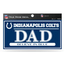 Colts 3" X 6" True Pride Decal - Dad
