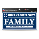 Colts 3" X 6" True Pride Decal - Family