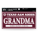 Texas A&M 3" X 6" True Pride Decal - Grandma