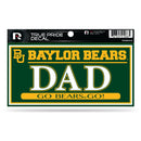 Baylor 3" X 6" True Pride Decal - Dad