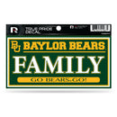 Baylor 3" x 6" True Pride Decal - Family