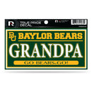 Baylor 3" X 6" True Pride Decal - Grandpa