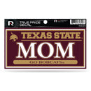 Texas State 3" X 6" True Pride Decal - Mom