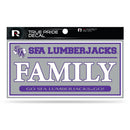 Stephen F. Austin 3" X 6" True Pride Decal - Family (Alternate)