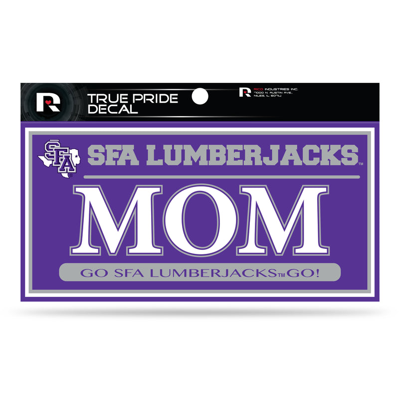 Stephen F. Austin 3" X 6" True Pride Decal - Mom