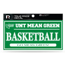 North Texas 3" X 6" True Pride Decal - Basketball