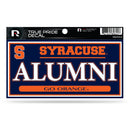 Syracuse University 3" X 6" True Pride Decal - Alumni