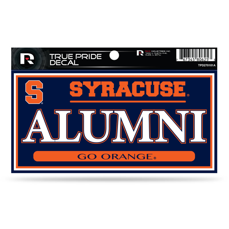 Syracuse University 3" X 6" True Pride Decal - Alumni