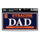 Syracuse University 3" X 6" True Pride Decal -Â¬â€ Dad