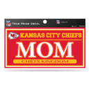 Chiefs 3" X 6" True Pride Decal - Mom