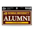Rowan College Of New Jersey Alumni 3X6 True Pride Decal