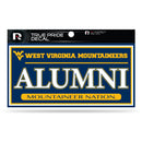 West Virginia University 3" X 6" True Pride Decal - Alumni