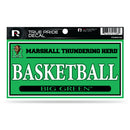 Marshall 3" X 6" True Pride Decal - Basketball