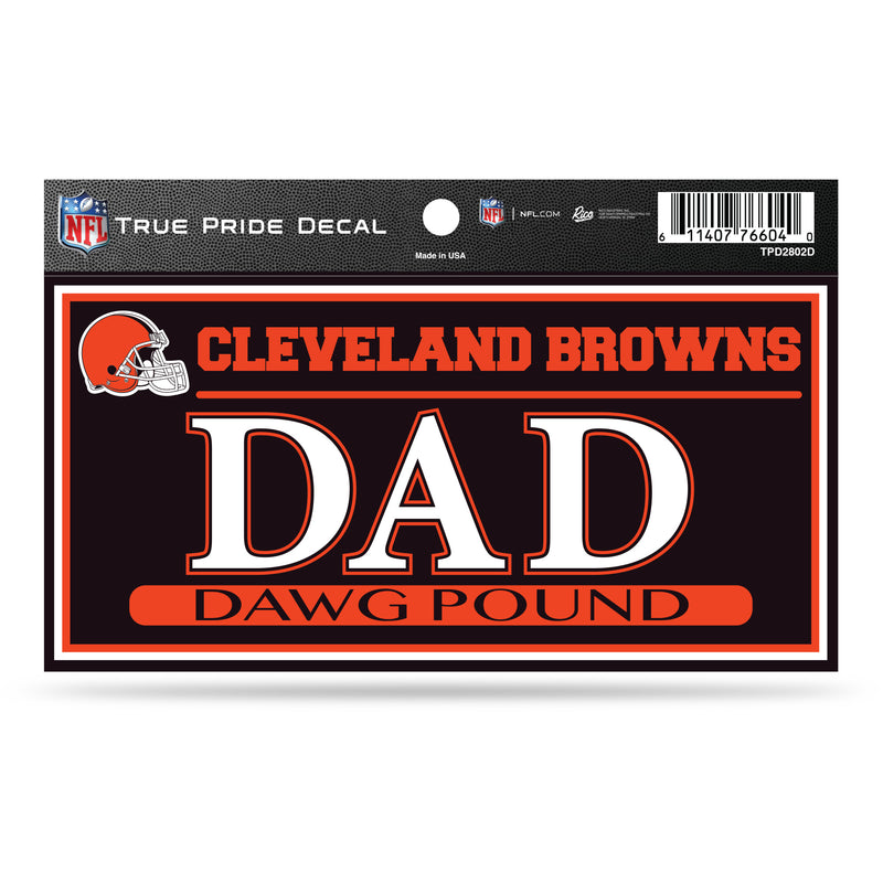 Cleveland Browns True Pride Decal - Dad