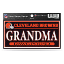 Cleveland Browns True Pride Decal - Grandma