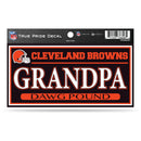 Cleveland Browns True Pride Decal - Grandpa