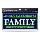 Seahawks 3" X 6" True Pride Decal - Family