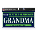 Seahawks 3" X 6" True Pride Decal - Grandma