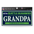 Seahawks 3" X 6" True Pride Decal - Grandpa