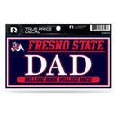 Fresno State 3" X 6" True Pride Decal - Dad