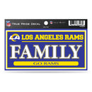 La Rams True Pride Decal (3" X 6") - Family