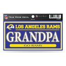 La Rams True Pride Decal (3" X 6") - Grandpa