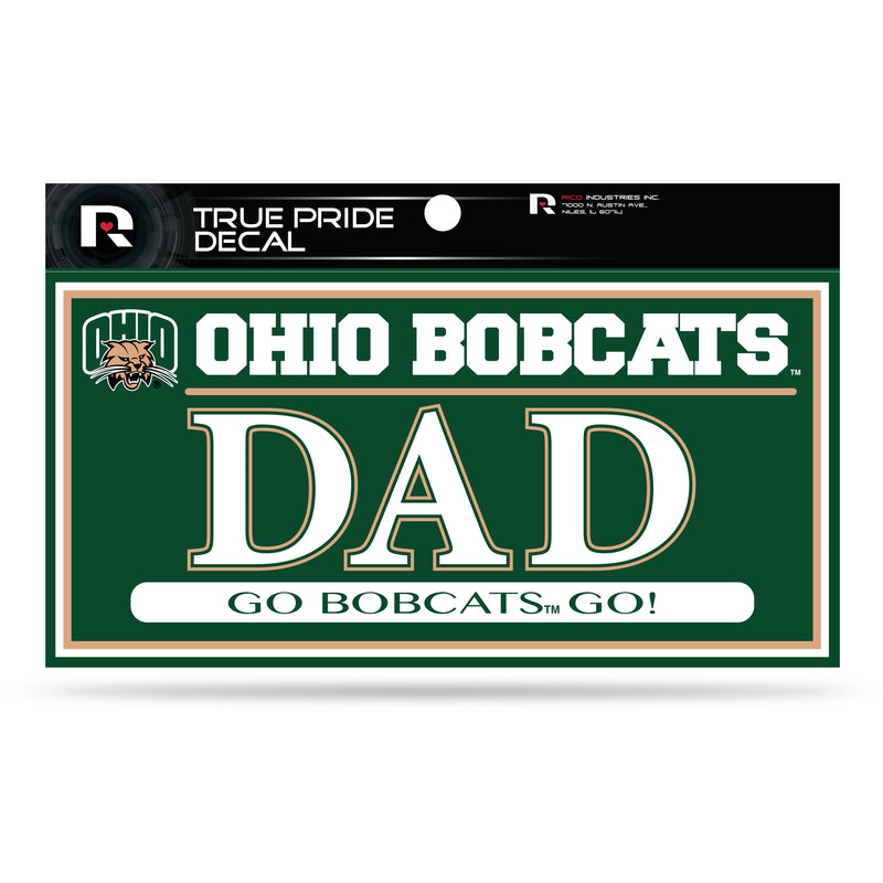 Ohio University 3" X 6" True Pride Decal - Dad