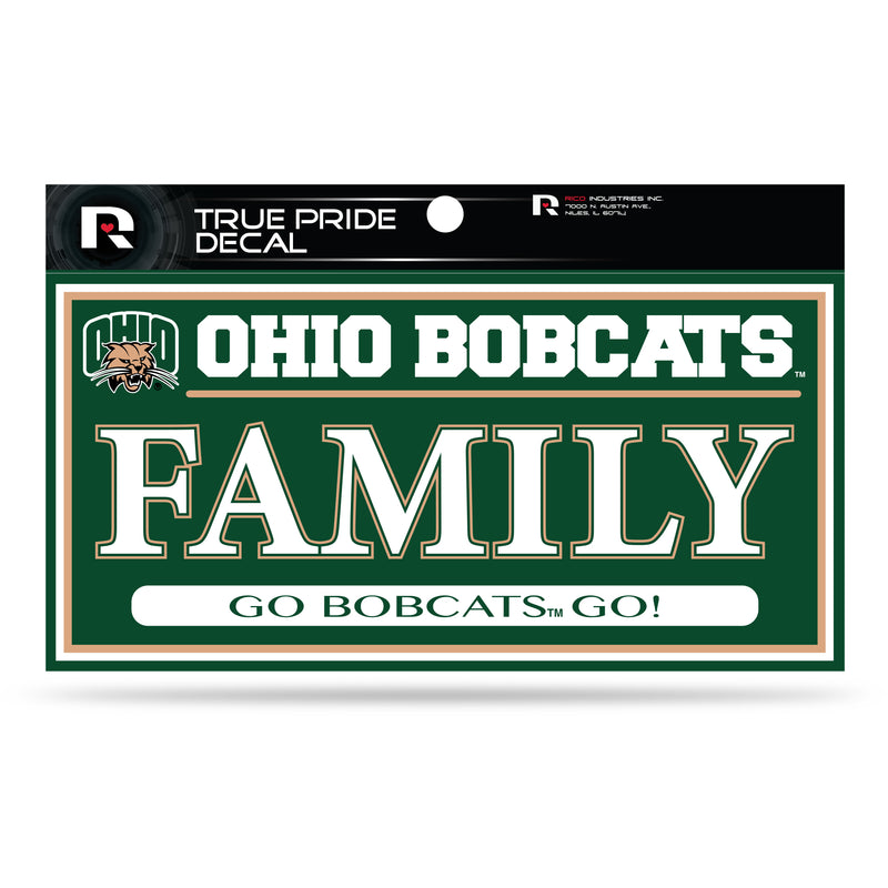 Ohio University 3" X 6" True Pride Decal - Family