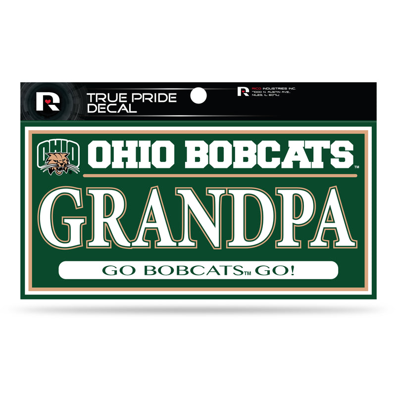 Ohio University 3" X 6" True Pride Decal - Grandpa