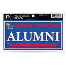 Kansas University 3" X 6" True Pride Decal - Alumni