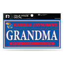 Kansas University 3" X 6" True Pride Decal - Grandma