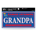 Kansas University 3" X 6" True Pride Decal - Grandpa