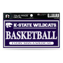 Kansas State University True Pride Decal (3X6) - Basketball