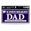 Kansas State University True Pride Decal (3X6) - Dad